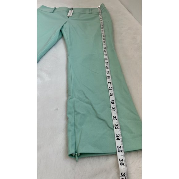 NWT Alice & Olivia Size 10 Stacey Slim-Fit Ankle Pants in Mint MSRP $275 - Picture 2 of 12